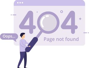 imagem representado o erro 404 - Página não encontrada ou conteúdo foi removido.